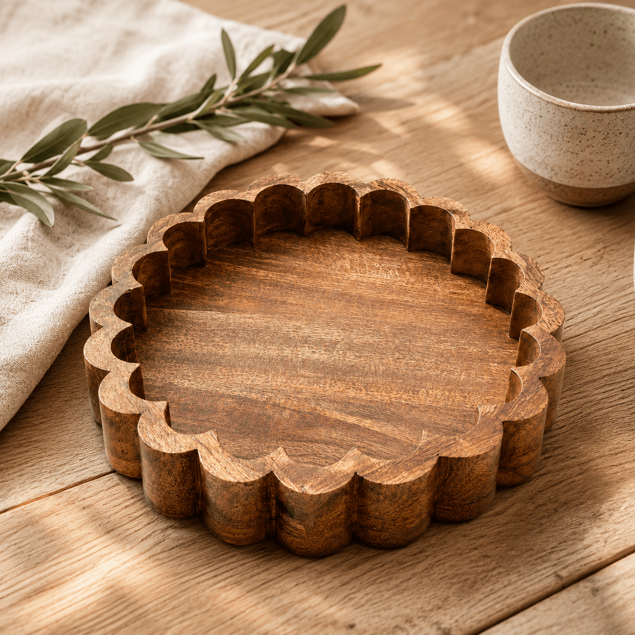 Bandeja de Madera de Mango · Madera de mango · India · Kalathia